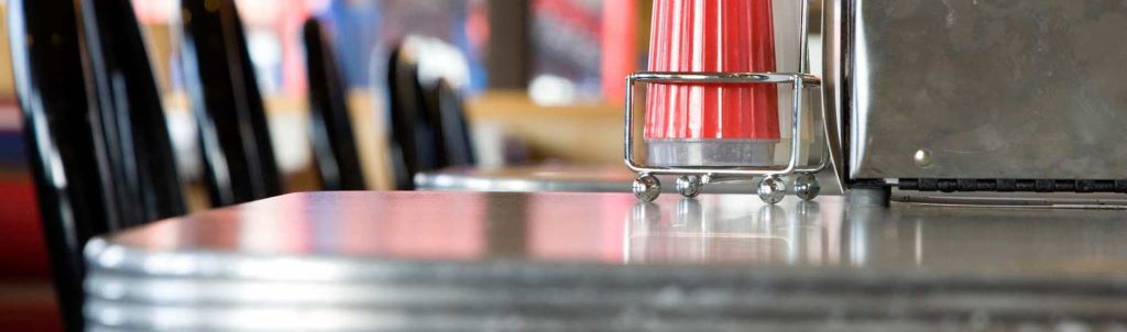 A diner counter